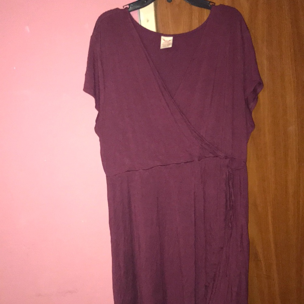 Faded Glory Maroon XXL Dress